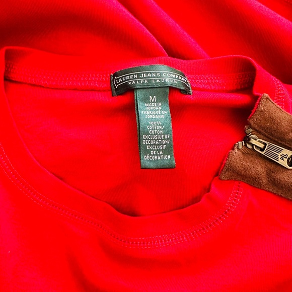 Ralph Lauren 100% cotton long sleeve tee in size M . - Picture 5 of 5